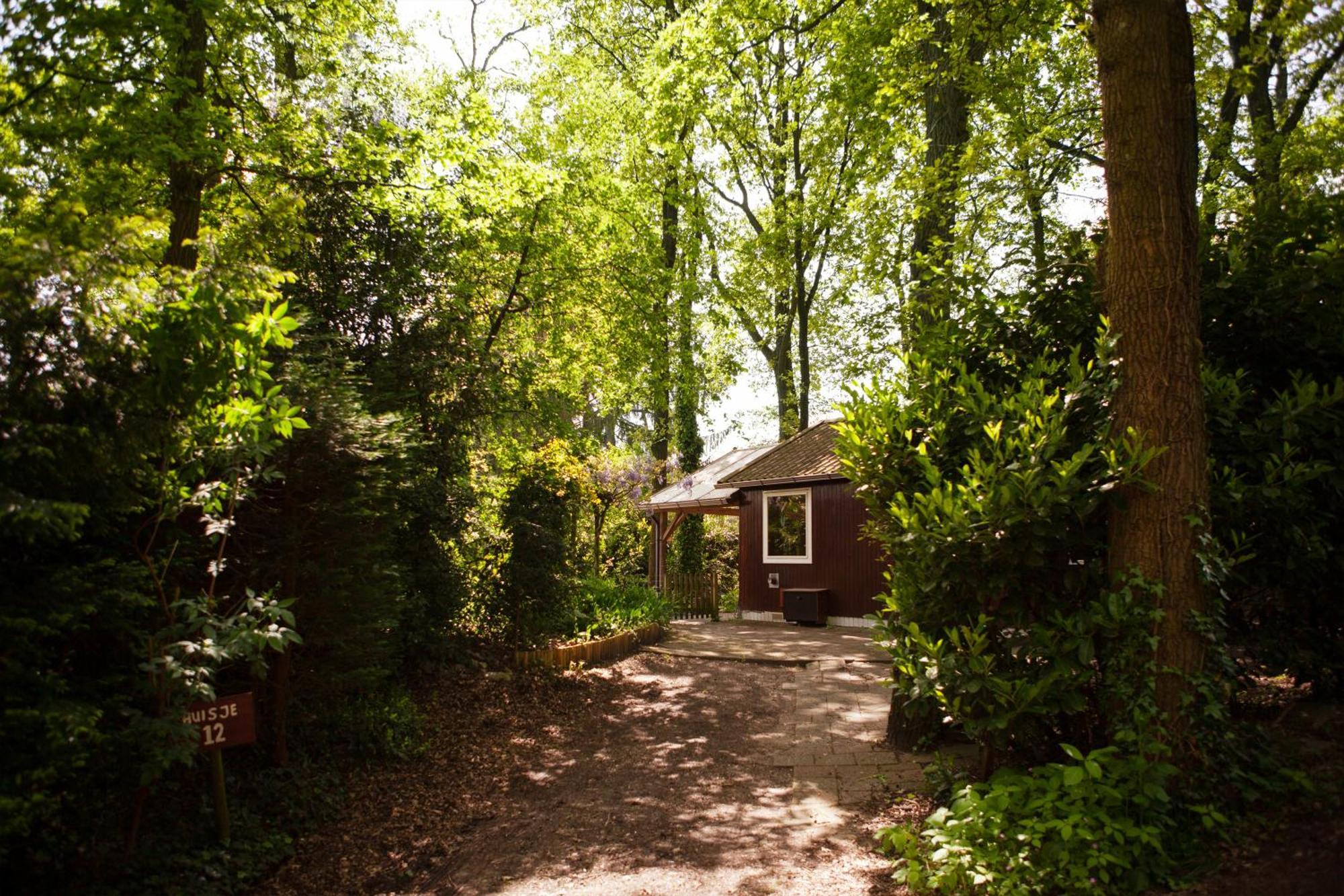 Knus Boshuisje Onder De Eiken Ermelo Buitenkant foto